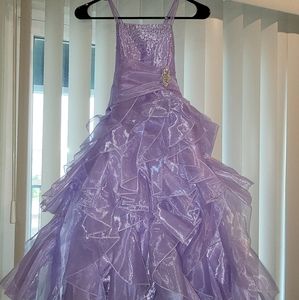 Elegant Lilac Dress Size 8